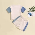 thumbnail image 4 of Spazoro Child's Boys Girls Outfit Sets, Breathable and Thin Dry Quickly Spring Summmer Shirts and Shorts Sport Running Suits for Toddler Boys Blue Size 18-24 Months, 4 of 4