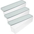 thumbnail image 3 of 3Pcs Pasta Storage Containers with Lid Clear Dry Noddle Holder Airtight Spaghetti Noodle Holder, 3 of 8