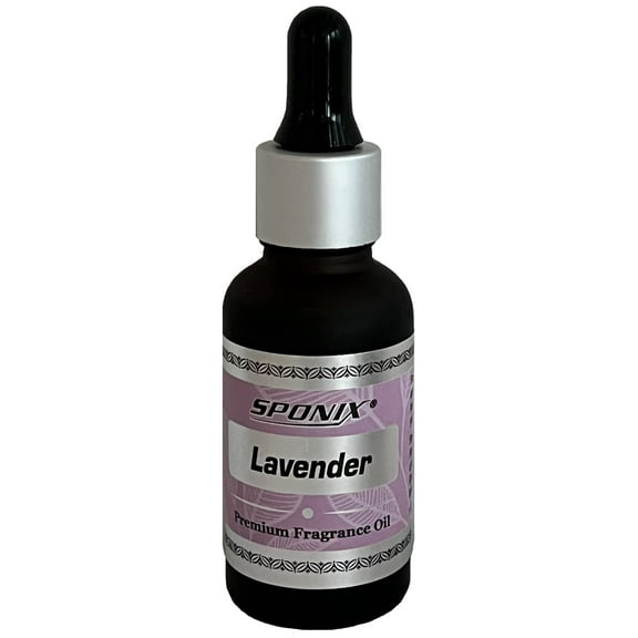 Lavender Fragrance Oil 1 fl oz / 30 ml - 100% Pure Organic Aromatic Premium Essential Scented Perfume Oil by Sponix