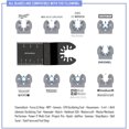 thumbnail image 3 of Oscillating Saw Blades for Remodeling & Plumbing Tasks, Stainless Steel with Thick Gauge Metals for Enhanced Durability, Compatible Oscillating Tools for Seamless Use (20PCS), 3 of 5