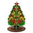 thumbnail image 1 of 1 Set DIY Faux  Painting Christmas Tree Ornament Special-Shaped Home Desk Table Decor Christmas Faux  Craft Kit Colorful Christmas Tree  Painting Decor, 1 of 11
