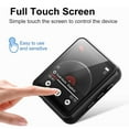 thumbnail image 4 of MP3 Player Bluetooth 5.0 JOLIKE M5 Portable MP3 Player with FM Radio Black,Support up to 128GB, 4 of 7