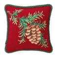 thumbnail image 1 of Peking Handicraft 31SERX37C10SQ Oreiller à Point d'Aiguille Baumier 10 x 10 Po., 1 of 1