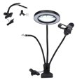 thumbnail image 2 of Lámpara de lupa LED lámpara de lupa Lente óptica de alta definición Mejor capacidad de carga Marco de metal completo para extensión de pestañas ANGGREK Otros, 2 of 8