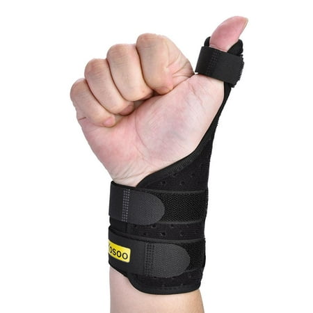 Thumb Splint, HERCHR Reversible Thumb Stabilizer Thumb Brace Spica CMC Splint Wrist Support for Carpal Tunnel, Pain, Sprains, Arthritis, Tendonitis, Injuries Pain Relief, Right
