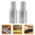 thumbnail image 4 of 2Pcs Broom Extension Pole Adapter Broom Handle Threaded End Extension Pole Attachment, 4 of 9