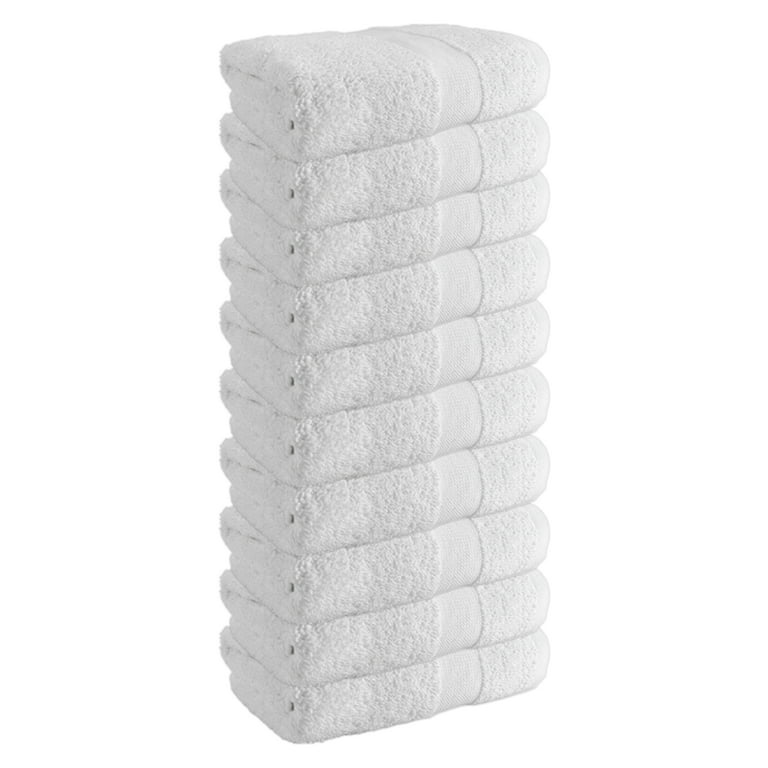 Admiral Hospitality Hand Towels (Bulk Case of 120), 16x27 in., White  Blended Cotton 16 x 27, 16 x 27 - Kroger