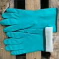 thumbnail image 2 of Tycoon Seamless Cotton Knited Nitrile Glove Blue, 2 of 2
