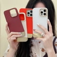 thumbnail image 6 of Case for iPhone 13 Pro,Electroplated Metal Gold Three-Stage Splicing, Simple and Luxurious Appearance, A Variety of Colors are Available, Soft TPU Phone Case for iPhone 13 Pro,Red, 6 of 7