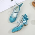 thumbnail image 3 of Odeerbi Girls Sandals Infant Kids Baby Girls Crystal Bling Butterfly Single Princess Shoes Sandals, 3 of 9