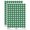 Dark Green, variant on Happy Face Smile Good Job 200+ Round Stickers - Light Green - Gloss Finish - 0.50" Size