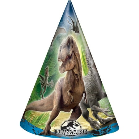 (3 pack) Jurassic World Party Hats, 8ct