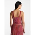 thumbnail image 3 of No Boundaries Mesh Lace Triangle Tank Top, Women's XXS-XXL, 3 of 5