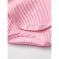 thumbnail image 4 of Newborn Infant Baby Girl Clothes Long Sleeve Romper Print Pants and Headband Outfits Set Pink 0-3 Months, 4 of 6