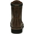 thumbnail image 4 of Justin Men's Pulley Lace-Up Work Boot Steel Toe Brown 6 EE  US, 4 of 7