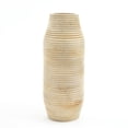 thumbnail image 5 of Expobazaar Handcrafted Mango Wood Vase - Eco-Friendly Small Decorative Piece, 5 of 5