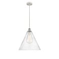 thumbnail image 2 of Innovations Lighting 516-1P-WPC-GBC-164 Berkshire 16" Wide Pendant - White and Polished, 2 of 5