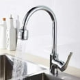 thumbnail image 3 of Kitchen Sink Aerator, 360-Degree Swivel Faucet Aerator, Water Saving Faucet with Gasket Faucet Replacement Part for Kitchen, Bathroom - 2 Spray Modes Adjustment, 3 of 8