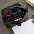 thumbnail image 5 of allydrew 3D Cat Design Pencil Case, Large Capacity 2 Compartment Pencil Pouch for Stationery Tools, Midnight Cat, 5 of 5