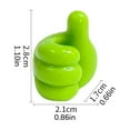 WUTYU Thumb Funny Hook Adhesive Thumb Cable Clip Key Hook Wall Hangers