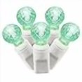 thumbnail image 3 of Vickerman X4W9104 LED White Wire G12 End Connecting 4 in. Spacing 34 ft. Long Light Set with Green Lights, 3 of 3