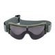 thumbnail image 1 of Gafas militares resistentes a impactos y transpirables, gafas protectoras para exteriores para hombres y mujeres, montura verde oliva, lentes grises, 1 of 5