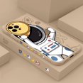 thumbnail image 1 of Cute Astronaut Hand Lanyard Phone Case For iPhone 14 Pro Max 11 12 Pro 13 Pro Max XS Max XR X 8 7 Plus SE Soft Bumper Back Cover xuanjing unisex, 1 of 2