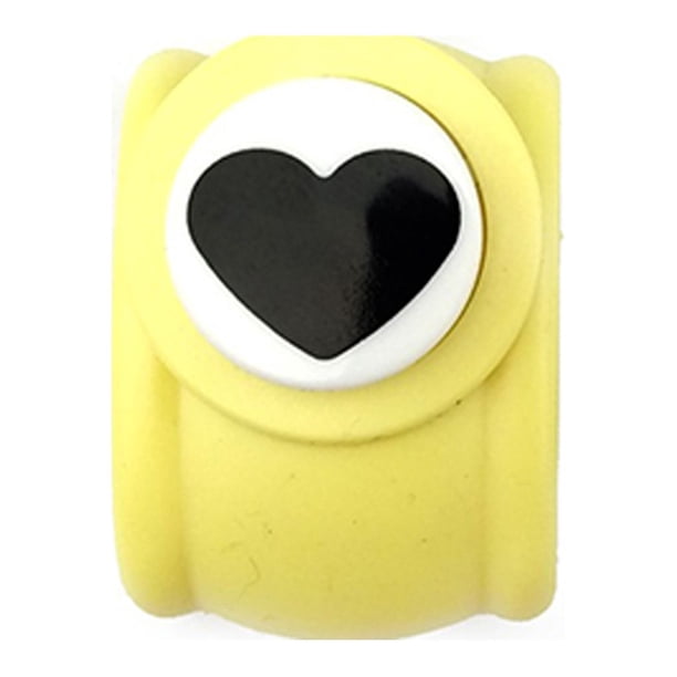 Inteprter Herramienta de impresión artesanal en relieve, perforadora de agujeros de juguete de autoensamblaje, máquina de grabado, adornos de papel, Kits de experimentos de química Grande/Corazón