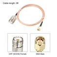 thumbnail image 2 of Uxcell SMA Male to UHF SO-239 Female RF Coaxial Cable Low Loss RG316 Antenna Cable 3Feet, 2 of 5