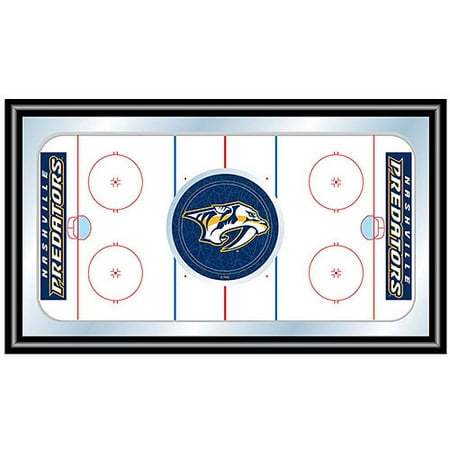NHL Nashville Predators Framed Hockey Rink Mirror