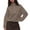 Khaki, variant on Womens Half Zip Pullover Cropped Sweatshirts Sherpa Fleece Jacket Fuzzy Sweaters Cute Winter Jackets with Pockets