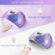 thumbnail image 4 of Lámpara de uñas UV, secador de uñas LED UV con 4 configuraciones de temporizador, lámpara UV profesional para esmalte de uñas en gel, sensor automático y protección contra sobrecalentamiento., 4 of 5
