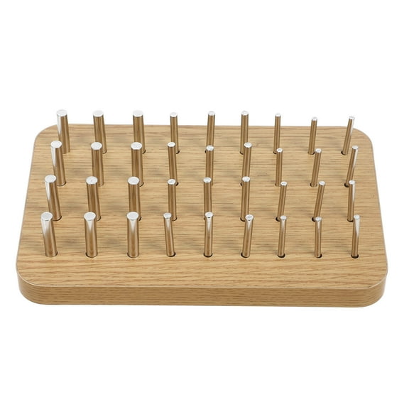 NIAIZEK Wooden Pegboard Assistive Rehabilitation Tool for Home Therapy and Occupational Therapy 1 Set