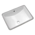 thumbnail image 3 of Logmey 21 in. x 14 in. Undermount Rectangular Corner Porcelain Ceramic Bathroom Sink in White, 3 of 6