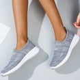 thumbnail image 4 of CAIXAI Wide Toe Box Shoes Women Arch Support Womens on Sneakers Comfortable Closed Toe on Women's Walking Shoes Mesh Knitted Mary Jane Flats Women Hands-Free Soft Shoes, 4 of 7