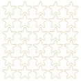 thumbnail image 1 of 30 colgantes con marco hueco de cobre, accesorios de joyería, pendientes, collares, estrellas doradas., 1 of 14