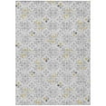 thumbnail image 2 of Addison Rugs Chantille Indoor/Outdoor Transitional Floral Silver Washable Rectangle Rug, 8' x 10', 2 of 6