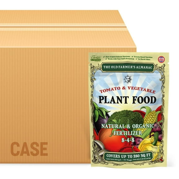 The Old Farmer's Almanac Organic Tomato & Vegetable Plant Food (Case of 8 Bags)