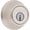 Satin Nickel, variant on Kwikset Deadbolt Lock 600 Series 660 Single Cylinder - Adjustable Grade 3 - Chrome, Pack Of 1 — Construction & DIY Use, Standard Hardware Spec