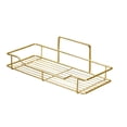 thumbnail image 1 of Dvumao Home Decor, Scandinavia-style Gold-colored Toothbrush And Toothpaste Rack Towel Rack Bathroom Shelf And Bathroom Toiletries Organizer, Man Gifts, 1 of 7