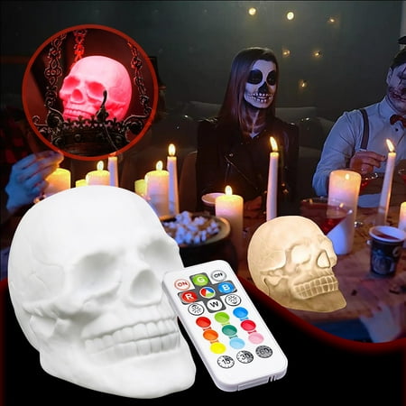 

ERTUTUYI Remote Control Seven Color Weird Pat Light Compulsive Led Lights Creative Color Changing Gift Night Light Ambient Table Lamp White
