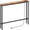 Rustic Brown, variant on 5.9" Narrow Console Sofa Table with Power Outlets, Total 39.4" Long Behind Couch Table with Charge Station and 5.9' Extension Cord for Living Room, 5.9" D x 39.4"W x 29.5"H, Rustic Brown