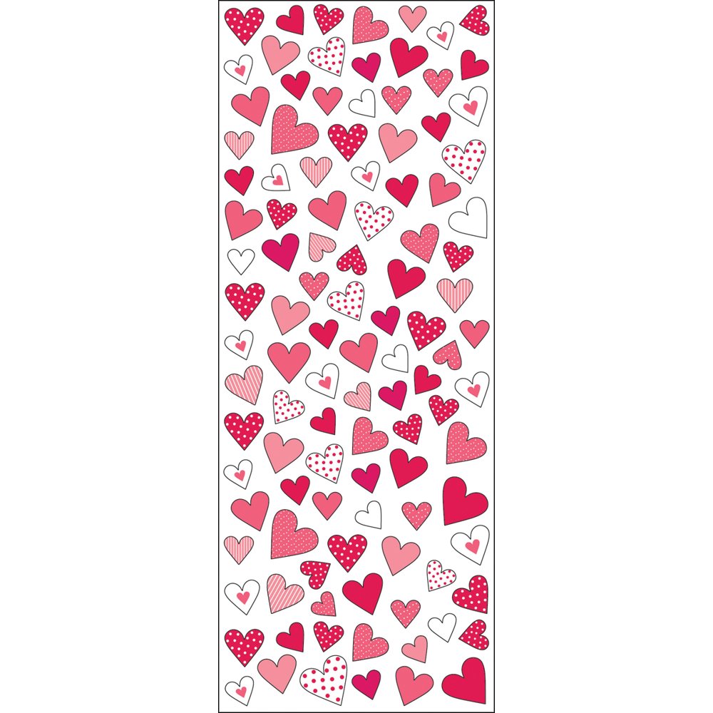 Sticko Hearts Stickers, 1 Each