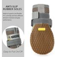 thumbnail image 5 of 2 pares de botas protectoras para perros, zapatos impermeables para perros, adecuados para perros medianos y grandes, color caqui (talla 1) Rojo Verde Cocina, Decoración y Otros, 5 of 5