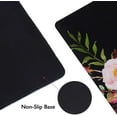 thumbnail image 5 of Extended Gaming Mouse Pad (35.4x15.7 in), Large Non-Slip Rubber Base Mousepad with Stitched Edges, Waterproof Keyboard Mouse Mat Desk Pad for Work, Game, Office, Home -Flower, 5 of 5