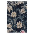 thumbnail image 4 of Gray Floral Print Blackout Curtains for Living Room Bedroom 55W x 72/84L Insulated Window Drapes 2 Panels, 4 of 6
