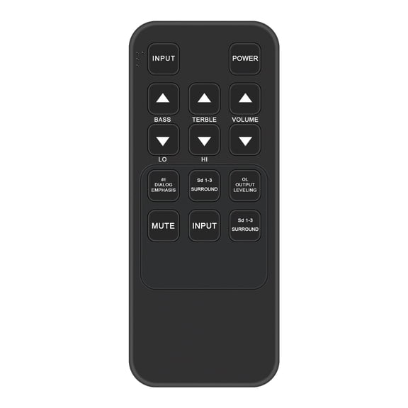 New Universal Replace Remote Control Fits for ZVOX Remote Control for Audio V-Series Z-BASE 220 Sound Bar