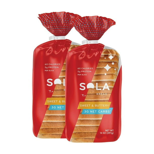 SOLA Sweet and Buttery Sandwich Bread Loaf (2 Pack)