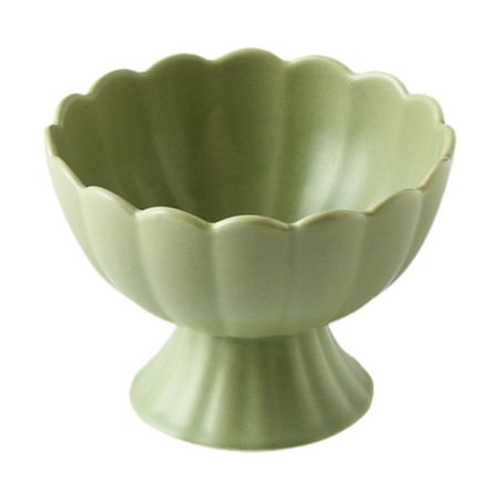 

QSTDGVPW Dessert Bowl Container Restaurants Decoration Goblet for Candy Pudding Fruit green