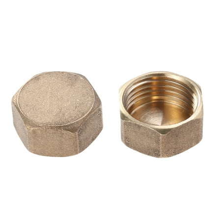 

2pcs Compression Fitting Brass Blank Nut (15g)